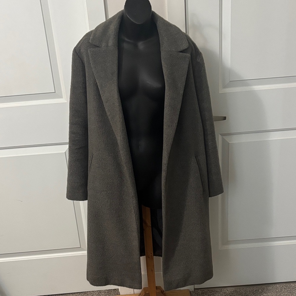 2/$45 Gray Long Coat Business Casual